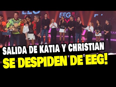EEG: CHRISTIAN RIVERO Y KATIA PALMA SE VAN DE ESTO ES GUERRA Y ASÍ FUE LA DESPEDIDA