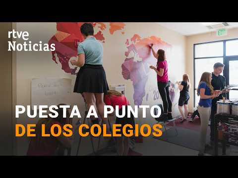 Los centros educativos se preparan para recibir a sus alumnos un curso más | RTVE Noticias