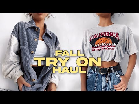 FALL / AUTUMN TRY ON CLOTHING HAUL | PLT