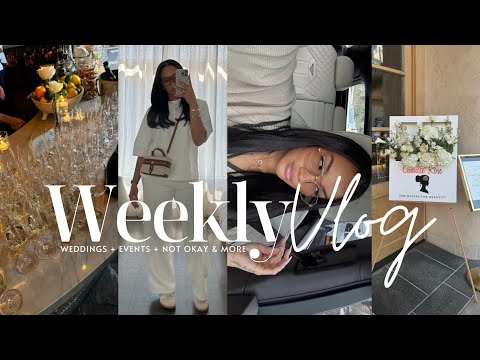 weekly vlog! wedding + influencer event + I have acne + booted me AGAIN & more | allyiahsface vlog