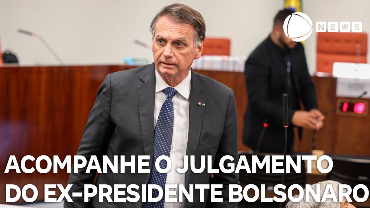 AO VIVO: Acompanhe o julgamento do ex-presidente Jair Bolsonaro no STF