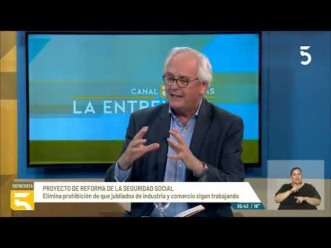 Rodolfo Saldain; proyecto de reforma de la seguridad social | La Entrevista | 24-10-2022