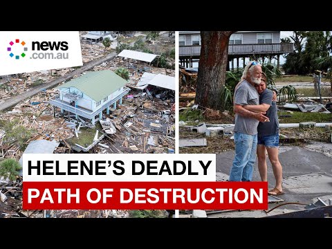 Hurricane Helene kills at least 90 in path of destruction