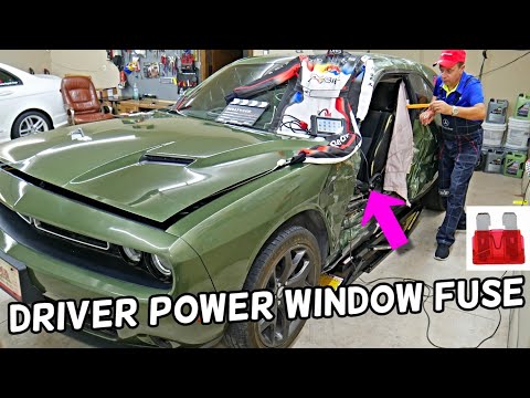 DODGE CHALLENGER DRIVER SIDE POWER WINDOW FUSE LOCATION REPLACEMENT