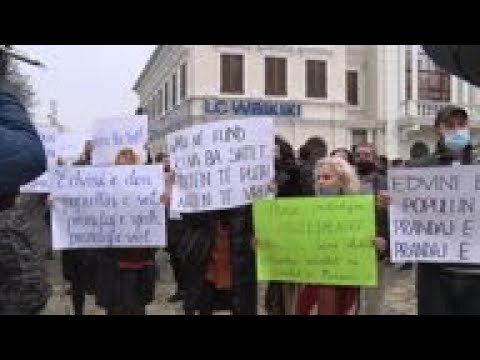 Albania shooting protests spread outside capital