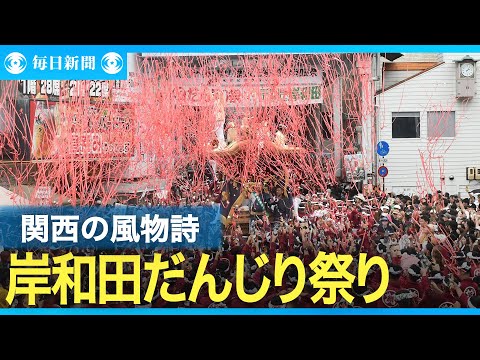 「ソーリャ!」　関西の風物詩　大阪・岸和田だんじり祭り始まる