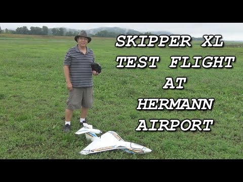 Skipper XL Test Flight at Hermann Airport