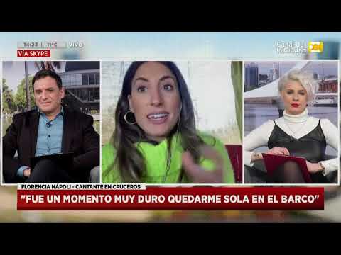 Florencia Napoli, la cantante en cruceros presenta su segundo single De mí en Hoy Nos Toca