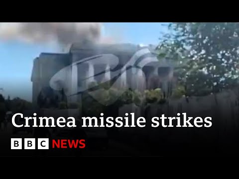 Russia's Crimea navy base hit in Ukraine missile strike- BBC News