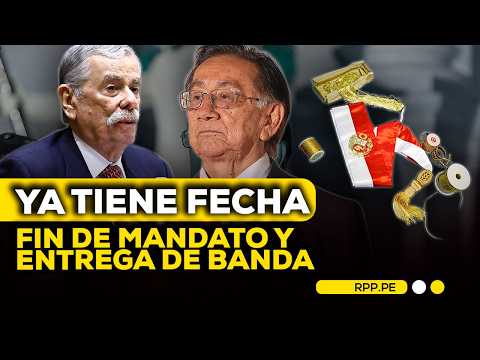 Rospigliosi comunica a Balcázar que su mandato termina el 26 de julio y entregará la banda el 27