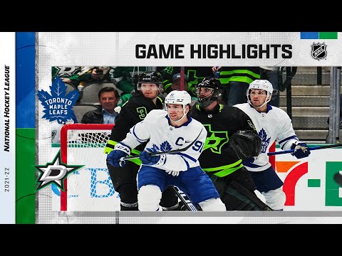 Maple Leafs @ Stars 4/7 | NHL Highlights 2022