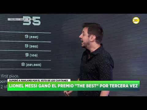 Lionel Messi ganó el premio The Best por tercera vez ? HNT con Nacho Goano ? 16-01-24
