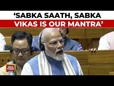 PM Modi Slams Opposition, Says 'We Keep India First In Policy & Governance' | Parliament Session