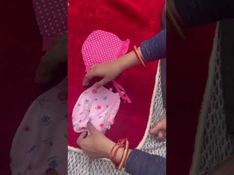 Cotton caps for babygirl #firstcry #caps #kidswear