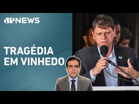 Tarcísio anuncia operação de suporte às famílias das vítimas da queda de avião; Vilela comenta