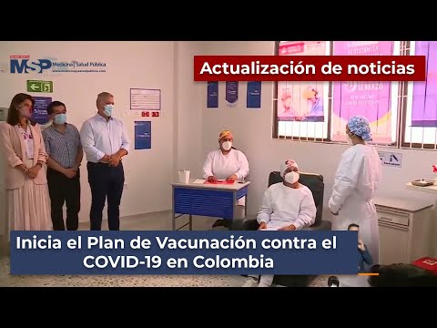 Inicia el Plan de Vacunación contra el COVID 19 en Colombia