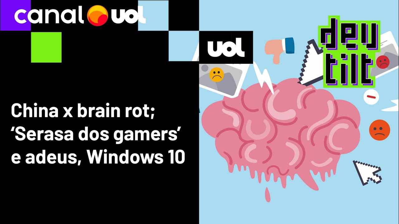 China x futilidade Nova lei idade na internet Morte do Windows 10 o chat secreto Spotify