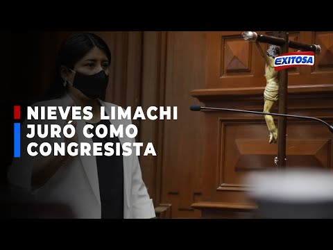 ??Nieves Limachi, de Perú Libre, jura como congresista en reemplazo de Fernando Herrera