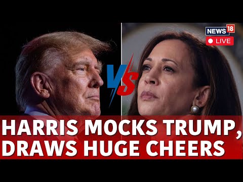 Kamala Harris Speech Live | Kamala Harris Mocks Trump At Her First Presidential Rally Live | N18G