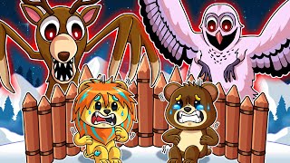 新しいフクロウのバケモノがいる森で99日間生き残ってみた【 ロブロックス Roblox 】