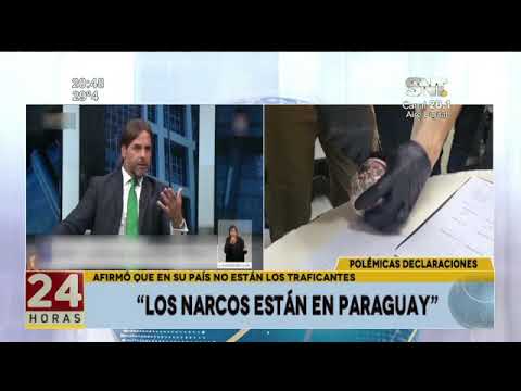 El Presidente de Uruguay mencionó que los peces gordos narcos están en Paraguay