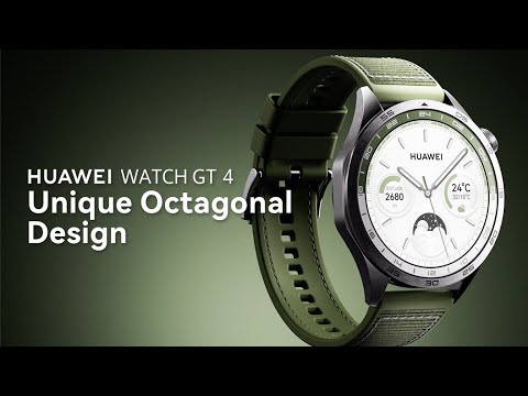 HUAWEI WATCH GT 4 - Unique Octagonal Design