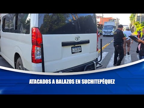 Atacados a balazos en Suchitepéquez