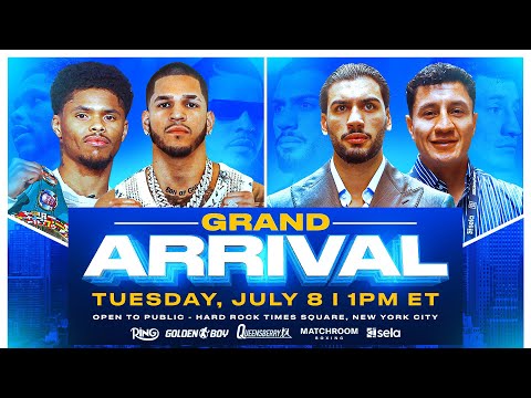 Berlanga vs Sheeraz | Stevenson vs Zepeda | RING III GRAND ARRIVALS