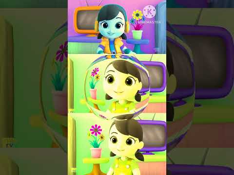 cutie girls turning around and round 👭 #shortvideo #animation #kinemaster