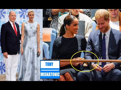 ¿HARRY MOLESTO CON MEGHAN EN LA ONU? CHARLENE DE MÓNACO EN EVENTO DE LA CRUZ ROJA.