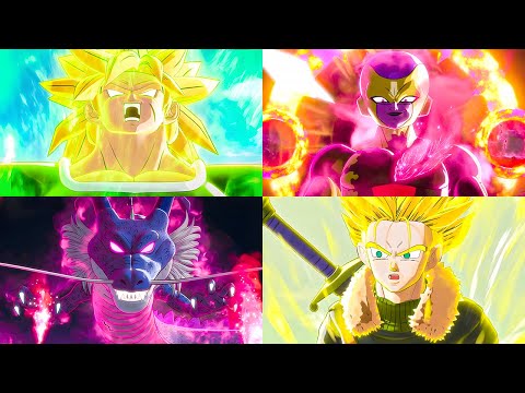 Dragon Ball Xenoverse 2 - All New DLC 20 Animated Cutscenes & Endings