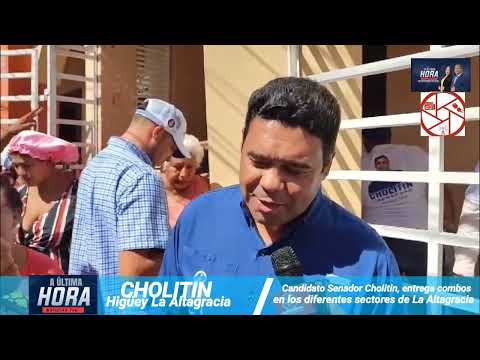 CHOLITIN entrega combos de habichuelas con dulce, en diferentes sectores de La Altagracia.