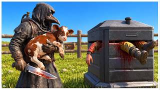 YouTube thumbnail for Oblivion's video titled 'My Rust Farm Was Secretly A Death Trap...'
