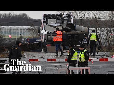 Train crashes into lorry in Czech Republic