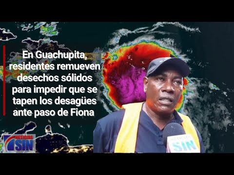 Temor en Guachupita por paso de huracán Fiona