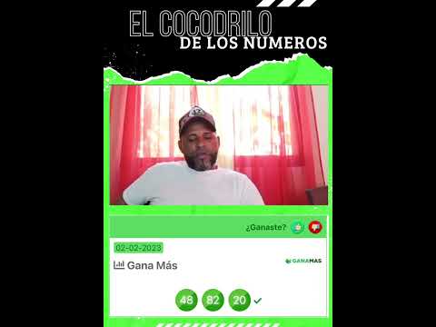Felicidades Palé perfecto Con El cocodrilo de los números y Oendy González ((4882)) Lotería indicada