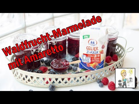 Waldfrucht-Marmelade mit dem neuen Gelierzucker von Diamant
