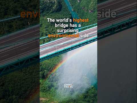 The world's highest bridge has a surprising environmental side