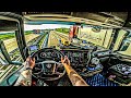 ASMR  POV Truck Driving Scania R500  Most Amazing view In Germany 4k New Gopro