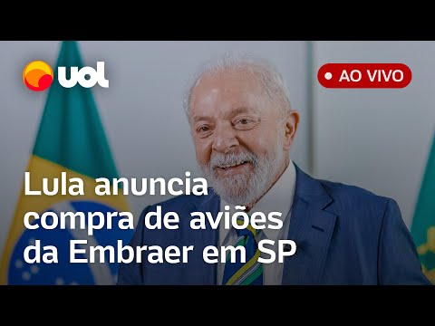 Lula entrega aeronaves da Embraer à companhia aérea Azul e anuncia a compra de novos aviões
