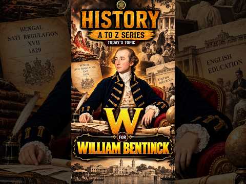 Who Was the First Governor General of India? William Bentinck | History A to Z series #shorts