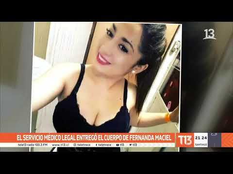 Servicio Medico Legal entregó cuerpo a familiares de Fernanda Maciel