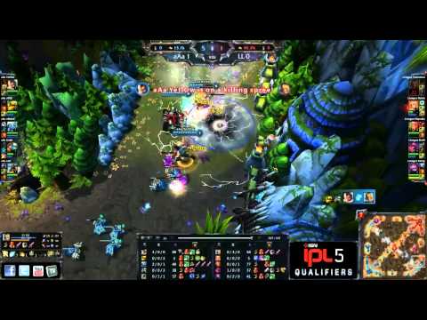 aAa vs LLeague - Game 2 - IPL5 EU Qualifier - League of Legends