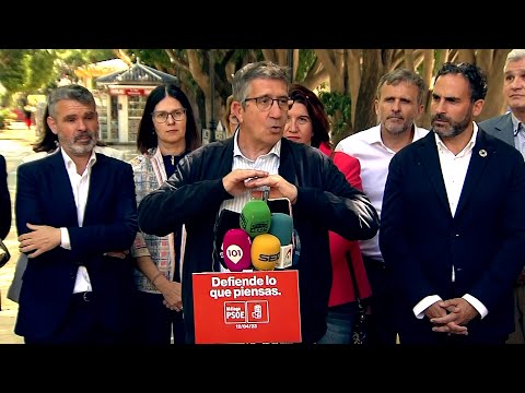 López asegura que PSOE echa a los corruptos