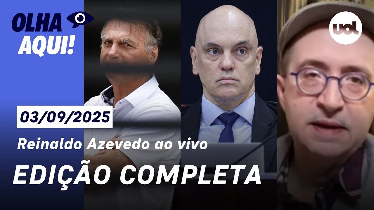 Reinaldo ao vivo: defesa diz que Bolsonaro foi dragado e questiona STF; veja destaques do julgamento