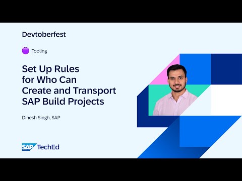 ? Set Up Rules for Who Can Create and Transport SAP Build Projects