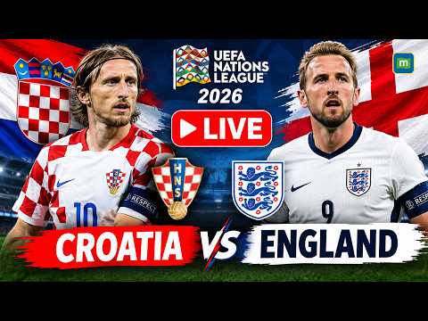 🔴CROATIA vs ENGLAND Football LIVE: Kane, Bellingham &amp; Modrić | Nations League 2026 | <strong>CRO</strong> vs ENG LIVE