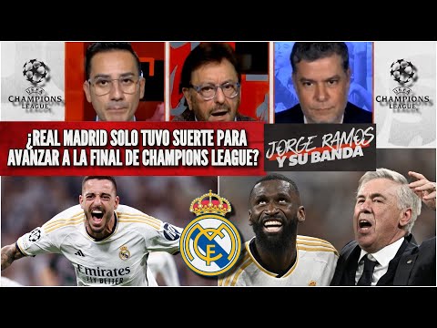 REAL MADRID NECESITÓ DE LA SUERTE para ganar y el BAYERN MUNICH le perdonó | Jorge Ramos y su Banda