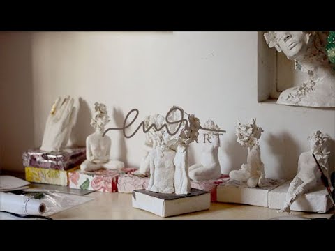 Basta Tayo, Kampi Tayo, airdry clay sculpting - enon art vlog #28