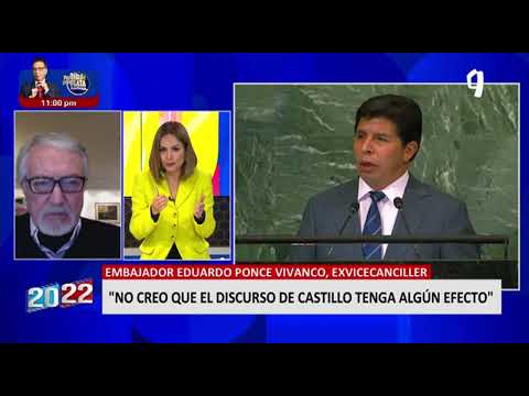 Ponce sobre Castillo en la ONU: La novedad fue encontrar una corbata y no un sombrero